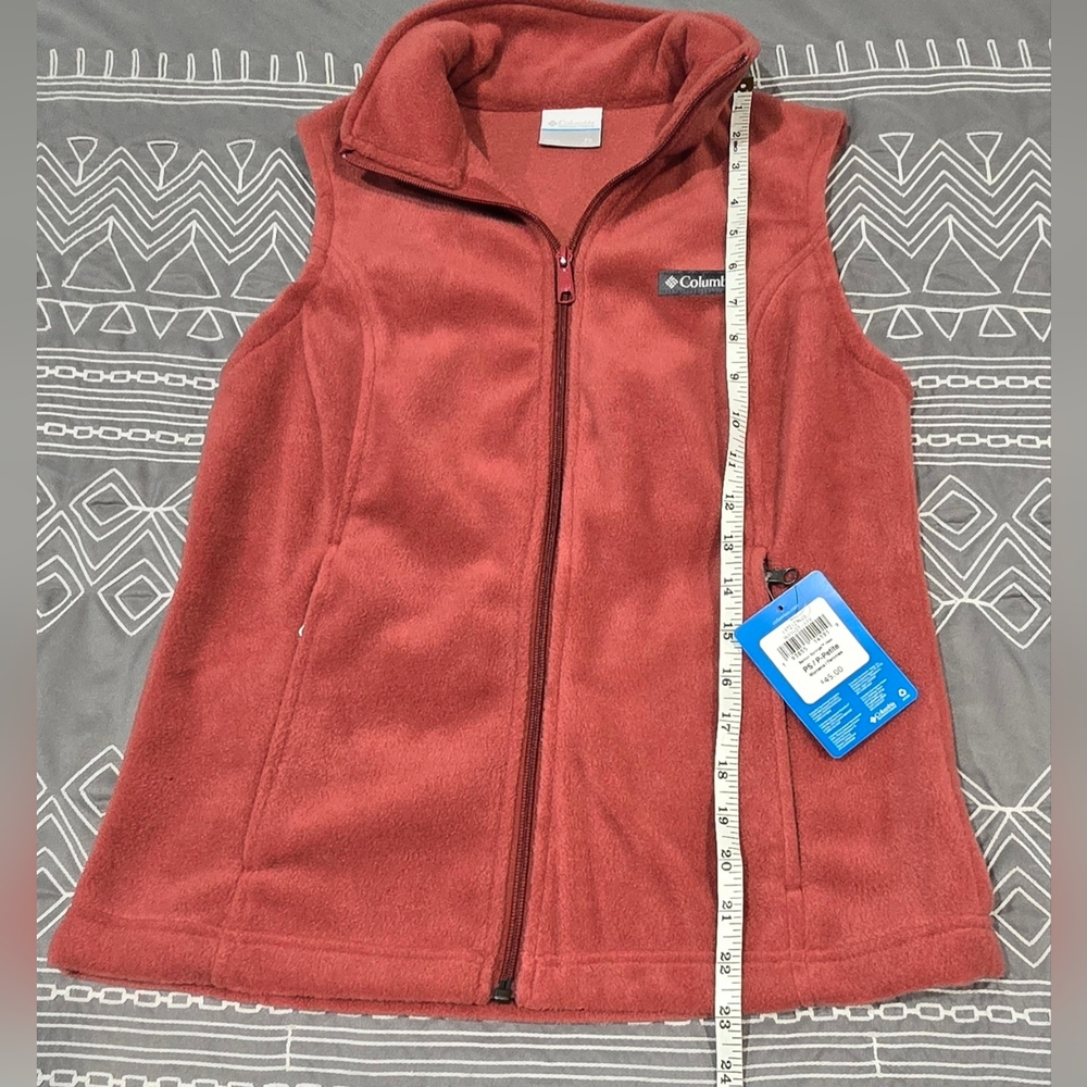 Columbia Benton Springs Fleece Vest Size Small Petite - Picture 2 of 8